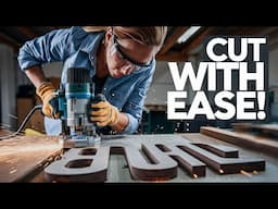 "Effortless Channel Letter Cutting with a Router! 2025"