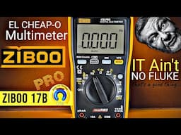 WOWZEE!! ZIBOO 17B PRO Multimeter Review & Teardown!