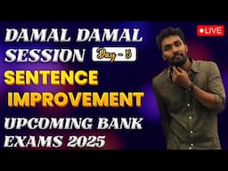 SENTENCE IMPROVEMENT | DAY - 5 | DAMAL DAMAL | IBPS CLERK | RRB PO | IBPS PO | RRB CLERK | PAUL GUNA