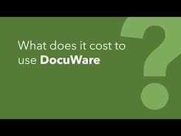 What does it cost to use DocuWare?