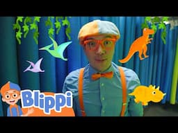 Learn Colorful Dinosaurs with Blippi! 🦕🦖 Blippi's Colorful Fun! | Blippi Adventures