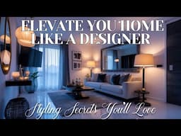 Instantly Upgrade Your Home Like a Designer | Easy Styling Secrets to Elevate Your Space