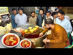 THE LEGENDARY 400 KG SIRI PAYE RECIPE - STREET FOOD IN PESHAWAR | A MUST TRY PAKISTANI STREET FOOD