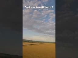 Tentei pisar no teto do caminhão com Paramotor