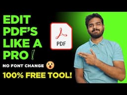 How to Edit PDF Without Changing Fonts for Free - Kannada | PDF Tools in Kannada to Change PDF Text