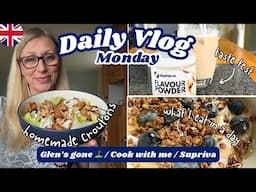 DAILY VLOG: Monday 9th June - home alone, cook with me, getting stuff done, trying Supriva #glp1