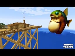 SURVIVING FROM TRIPPI TROPPI ARRIVAL in Minecraft - Gameplay - Coffin Meme
