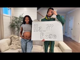 REVEALING OUR DAUGHTER'S NAME...