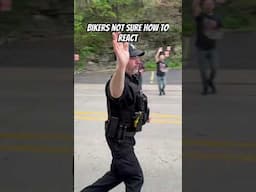 Begging for High Fives at a Motorcycle Rally