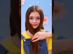 💇‍♀️ Style Like a PRINCESS! 👑 Beautiful & Simple HAIR CRAFT ✨ #shorts #kids