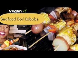 Vegan Seafood Boil Kabobs