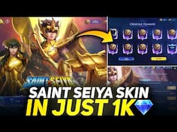 Cheapest Method To Get Saint Seiya Skin In 1k Diamonds | Jasleen | Mlbb New Event