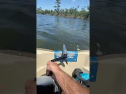 Testing $80 TEMU Hand Crank Motor… This ain’t it #boats #fishing #jonboats