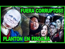 ¡Gran protesta frente a la Fiscalía en Lima!
