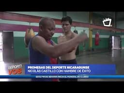 Nicolás Castillo, joven promesa del boxeo nicaragüense