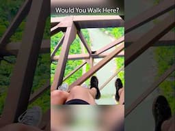 📍New River Gorge Bridge in West Virginia 🌉🏞 #newrivergorge #westvirginia #bridgewalk