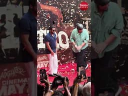 Suriya reveals the Retro poster – crowd explodes! 💥🔥 #suriya #retro