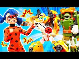 Miraculus Ladybug contre les robots🐞🤖 Qui gagnera : l'intelligence artificielle ou le super-héros ?