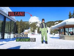 Skiing a VOLCANO! - Mt Hood Meadows Oregon Review