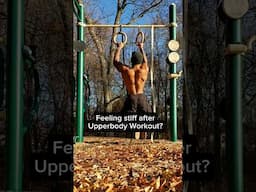 Stiff Post Workout? This Stretch Can Help! #mobility #calisthenics #shouldermobility