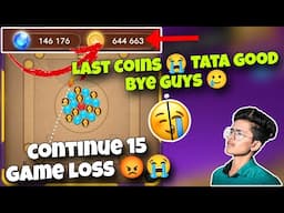 Last Coins 😭 Tata bye bye guys 🥲 | Carrom pool Auto Play 😤 | Gaming Nazim | Carrom pool hacker 😡