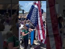 Peaceful Protests in Los Angeles!😎🇺🇸#short #shorts #shortvideo #viralvideo #shortsfeed #nokings
