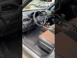 Interior look - 2025 Subaru Forester Hybrid