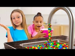Nastya, Friends and Candy Shower