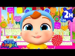 Giggles and Lollipops! 🍬🎶 Family Fun Time | Little Angel | Family Time! 👨‍👩‍👦 | MOONBUG KIDS