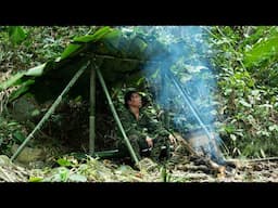 Journey to Find Lucky: Making a Temporary Overnight Shelter | EP.462