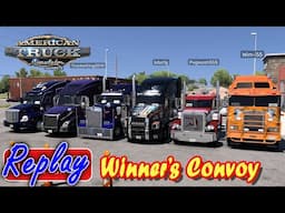 Winner's Convoy for 2025 ATS Truck Hunt Challenge Replay