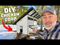 ULTIMATE Backyard Chicken Coop Design | Easy to Build, Easy to Clean
