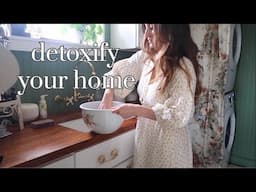 Easy non-toxic cleaning tips for a healthier home (budget friendly + DIYs)