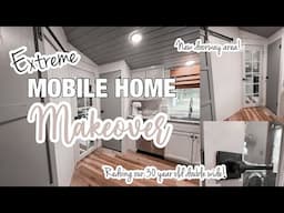 *EXTREME* MOBILE HOME KITCHEN REMODEL | This is a favorite! Renovating our old mobile home!