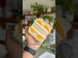 The easiest 3 ingredients Japanese mango Sando recipe!!