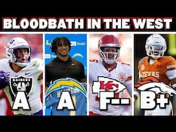The Chiefs Reign of Terror is OVER: AFC West Draft Grades