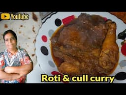 Mealie roti and culls chicken curry served with carrot salad. #cullschickencurry #salad #classic