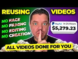Easiest Way to Make Money Online Reusing Videos (No Filming Needed)