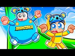 VIREI UMA BOLA GIGANTE NO ROBLOX E NÃO CONSEGUI PARAR! 😨😂  - Brancoala Games