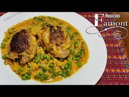 POLLO EN AMARILLO CON ARROZ
