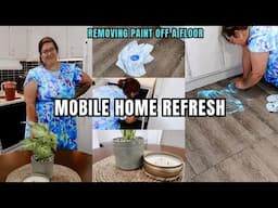 MOBILE HOME REFRESH REARRANGE GROCERY HAUL KIMI COPE