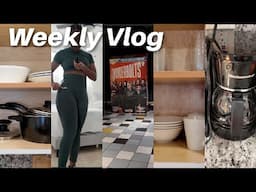 Weekly Vlog | Mini Apartment Tour, Amazon Unboxing, Grocery Shopping, Movies