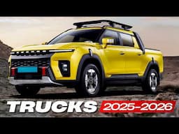 10 Newest Pickup Trucks of 2025-2026: End of EVs & Return to IC Engines?