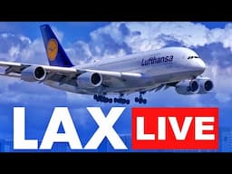 🔴LIVE 24/7 LAX Airport Action Runways 24L & 24R | LIVE Plane Spotting with ATC!