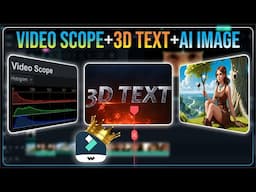 Filmora 14 Complete Tutorial for Beginners | Chapter 11: AI Image Generation, 3D Text & Video Scope