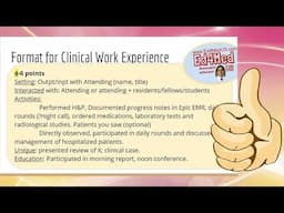 ERAS App for #Match2026: Examples of Experiences, Hobbies, Geographic Pref & Signaling w/ PDF Guide!