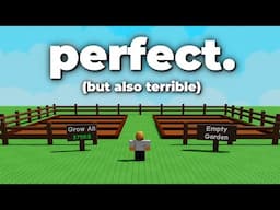 Grow a Garden is the final boss of roblox games.