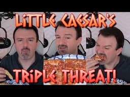DSP Tries It Ep. 210 - Little Caesar's Crazy Bread, Pretzel Pizza & Detroit Deep Dish!