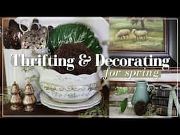 GOODWILL THRIFT WITH ME & SPRING DECORATING! | Spring Decorating Ideas | Thrifting Home Decor