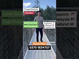 Build Your Travel History Cheaply | Singapore, Malaysia & Thailand Visas at Lowest Prices!
